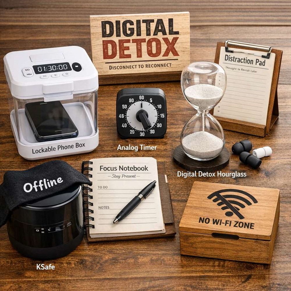 Les objets utiles qui permettent de limiter les distractions numériques