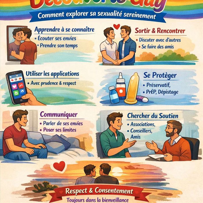 Découverte gay : comment explorer sa sexualité sereinement ?