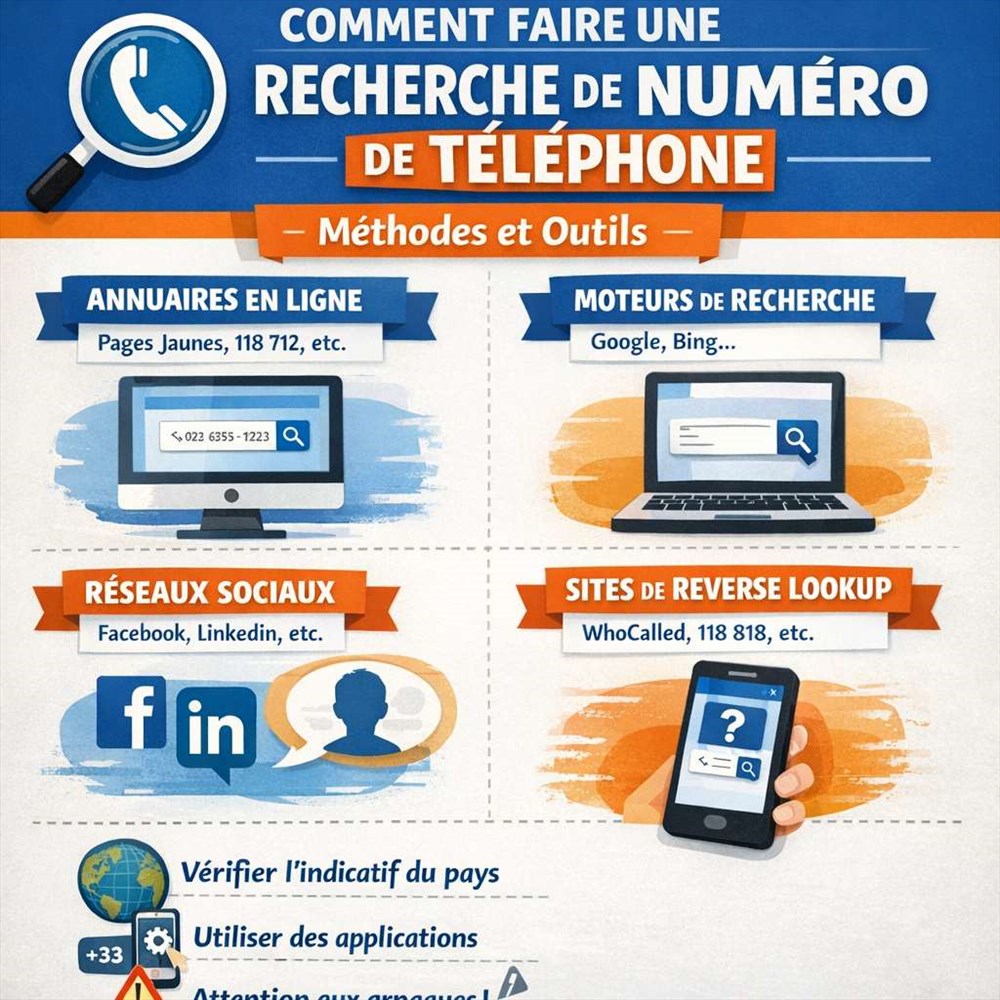Comment faire une recherche numéro de téléphone (2026)